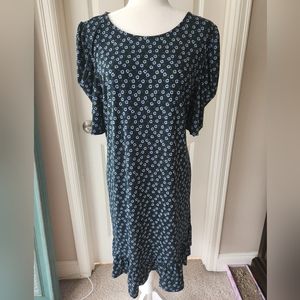 Green and Blue Dress